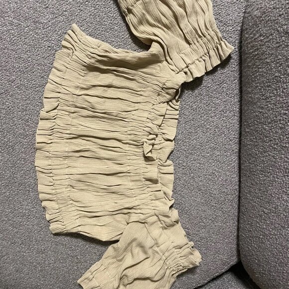 Lovers and Friends Innika Short and Top in Tan/Nude Set, Size S - Picture 4 of 5